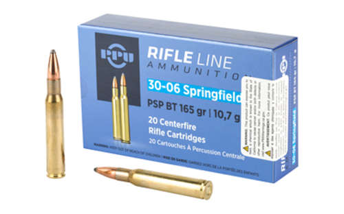 Ammunition Prvi Partizan Rifle 30 06 PPU 30-06 PSP 165GR 20/200 • Model: Rifle